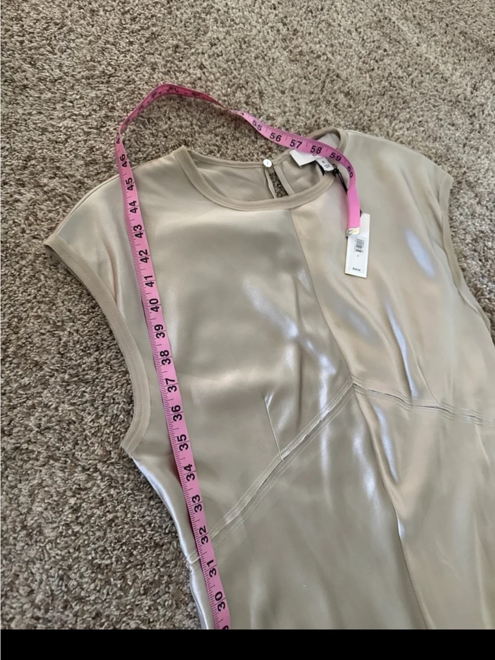 NWT BANANA REPUBLIC CLAUDETTE SILK MIDI DRESS SIZE SMALL - Picture 11 of 12